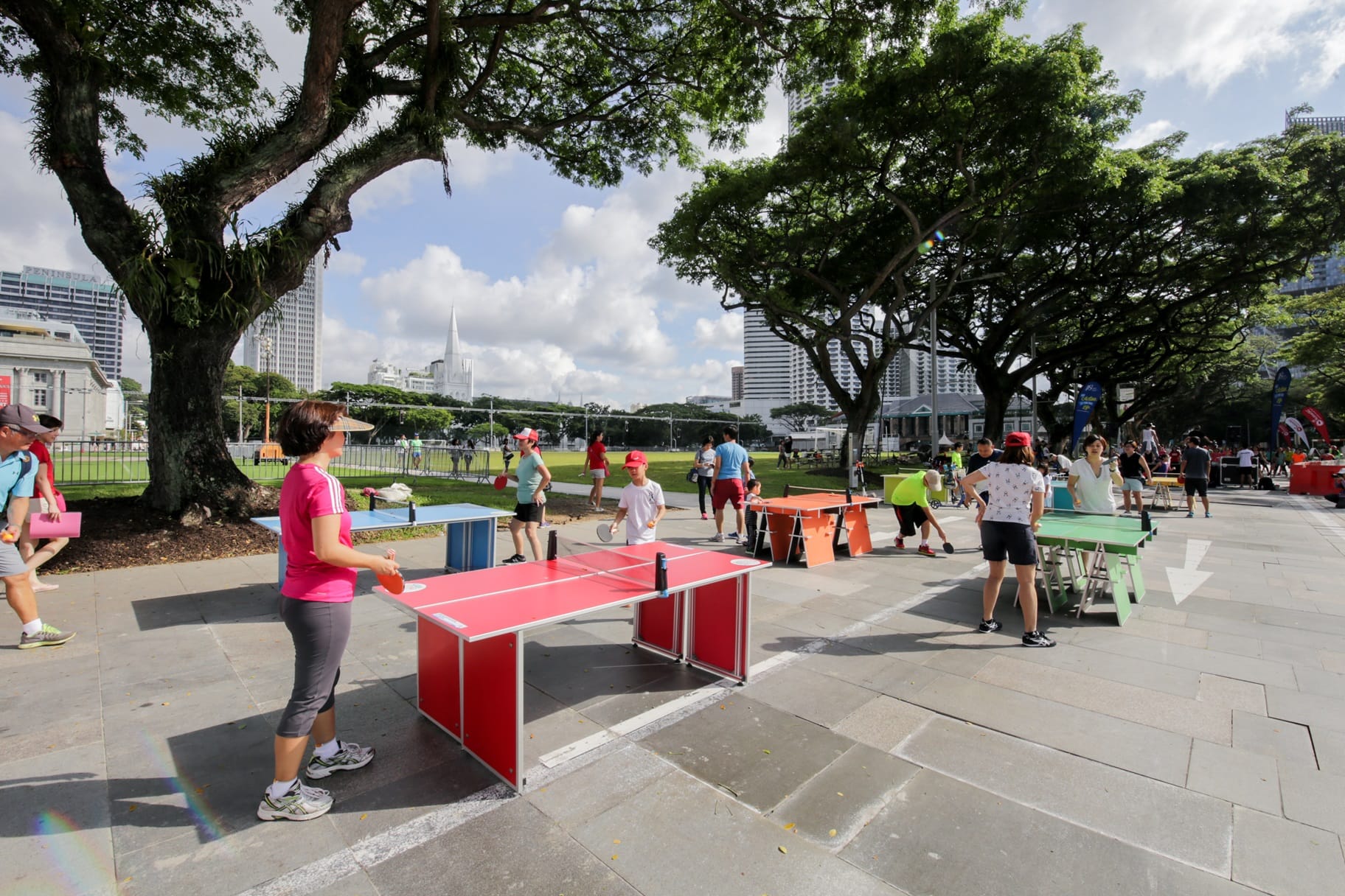 Photo of outdoor play furniture at KamPONG